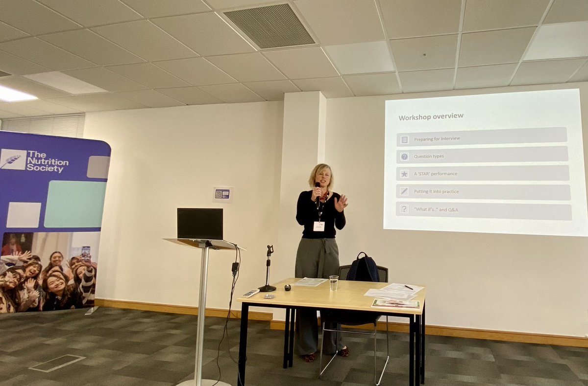 Eva_ANutr's tweet photo. Looking forward to learning about how to interview in the word of #nutrition with Sue Mosley, careers consultant from @KingsCollegeLon 🤝🏻

@NutSoc_SC 
#NutritionFutures24 #CPD https://t.co/b71MItNpHv