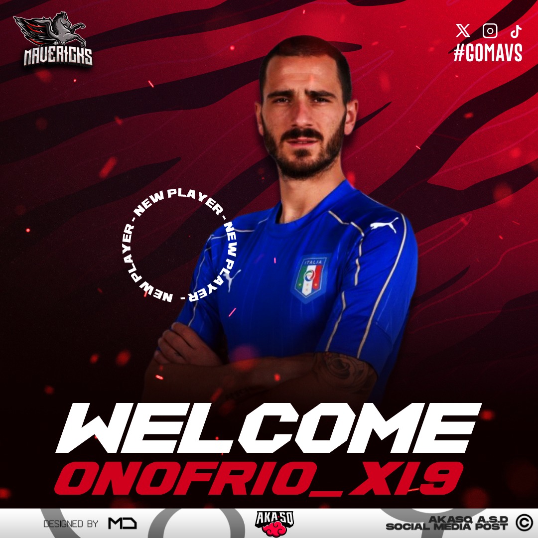 ✍🏼 | DONE DEAL    

Benvenuto <a href="/AnanasDio/">Onofrio_x19</a>.   

#GoMavs

<a href="/pctransfermarkt/">🇮🇹 PRO CLUBS TRANSFERMARKT🔍</a>