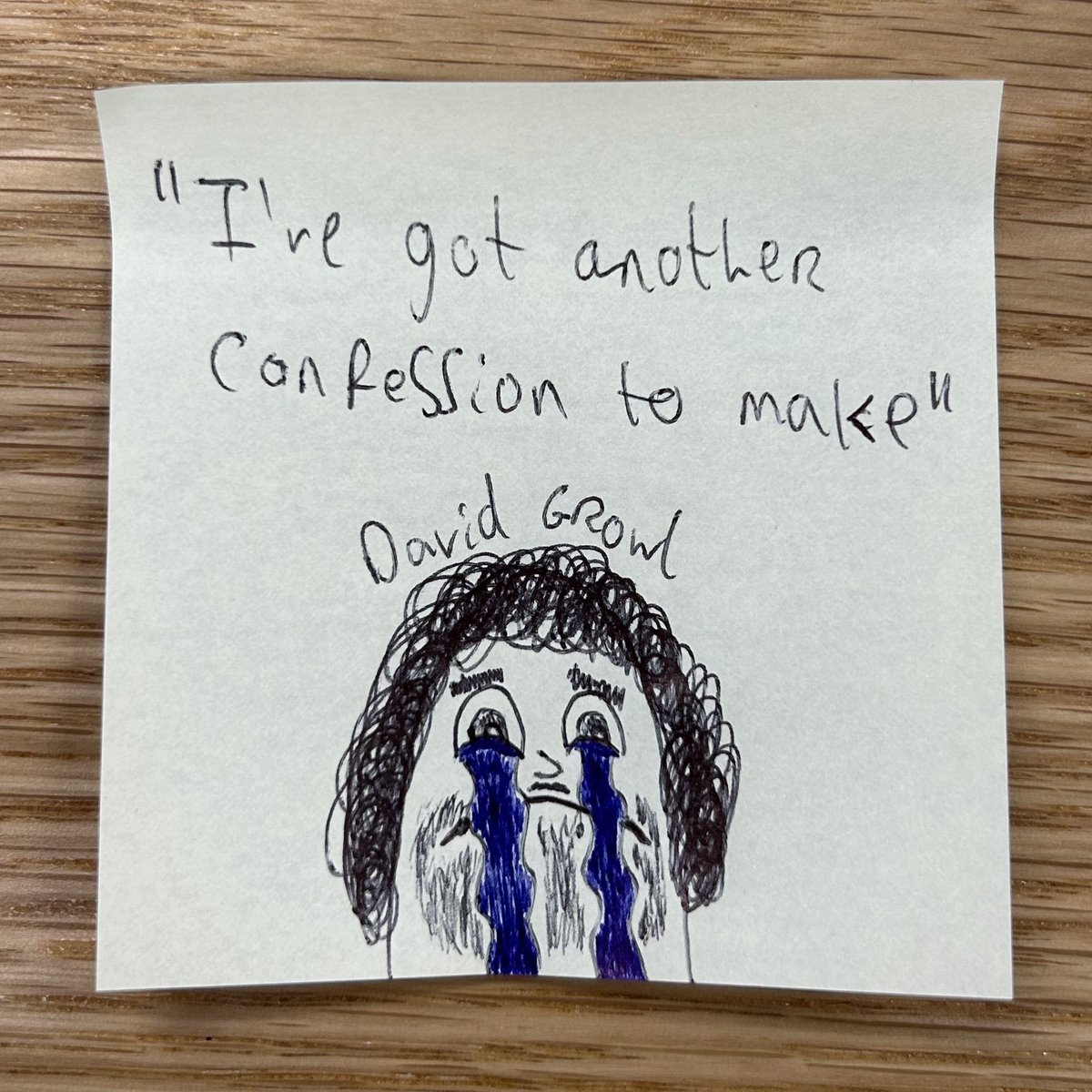 Got bored in work and doodled this, don’t tell my boss 👀