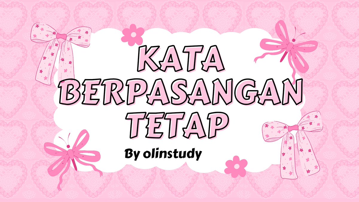 olinpsych's tweet image. 🗒 ❛ Materi Kata Berpasangan Tetap༉‧₊˚✧
☆🍭Ciri-Ciri Kata Berpasangan Tetap
☆🔅 lbi,ppu,&amp;amp; pbm
☆__________◇_thread_◇___________☆
