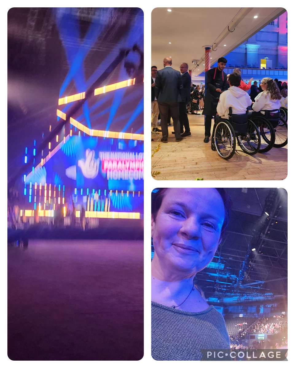 Absolutely fantastic night at the #ParalympicsGBHomecoming. Seeing and meeting the athletes was a total honour.  Keep buying those national lottery tickets,  the work you fund is phenomenal.