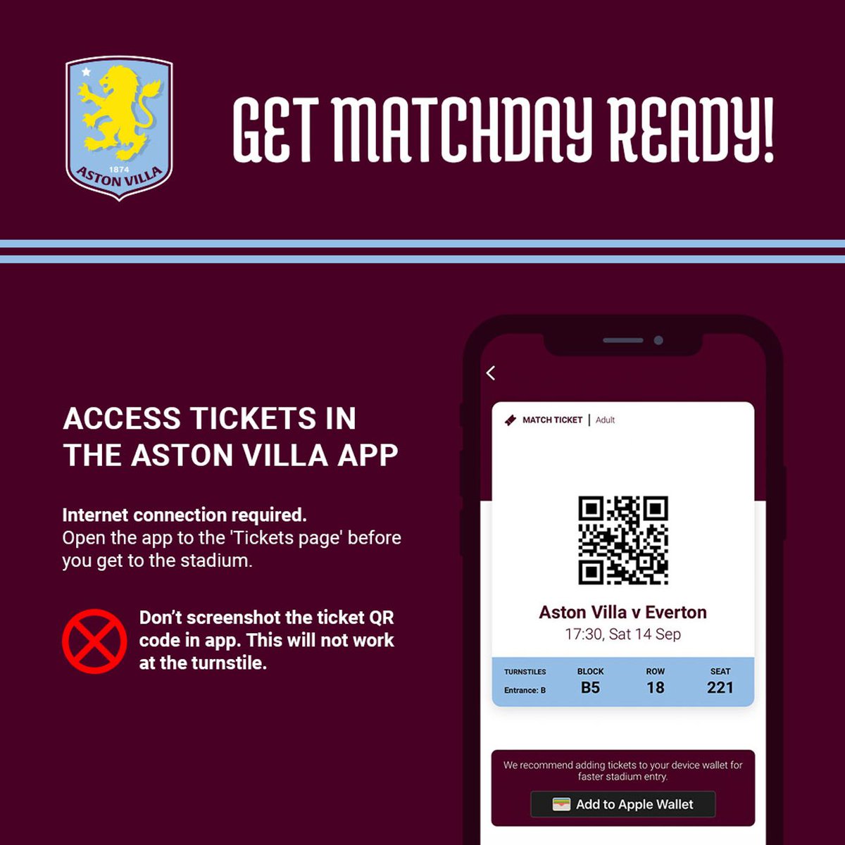 AVFC Support tweet media