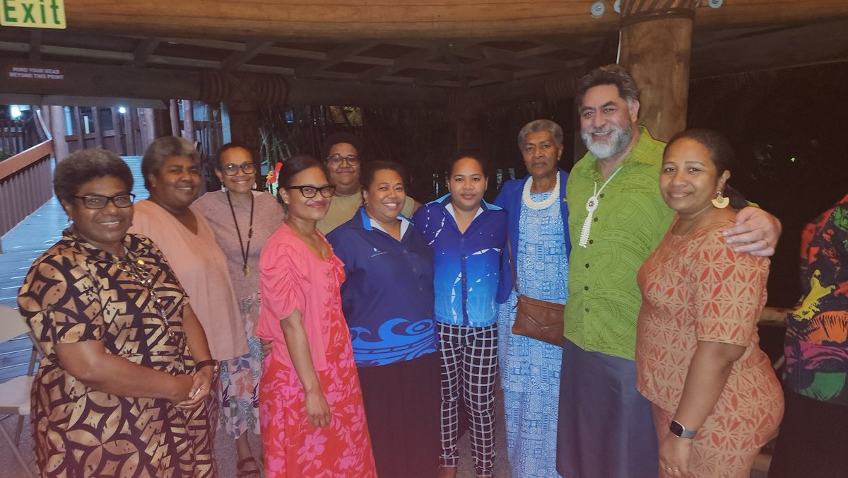 ForumSEC's tweet photo. #SotaTale
Regional colleagues, Suva based Diplomatic Corps, and Forum staff bade farewell tonight to our Forum Governance and Engagement Director @Sione_Tekiteki - leaving for New Zealand and fresh fields in regionalism after more than a decade with us in Fiji. #Pacific2050 https://t.co/R6IgfXVsWZ