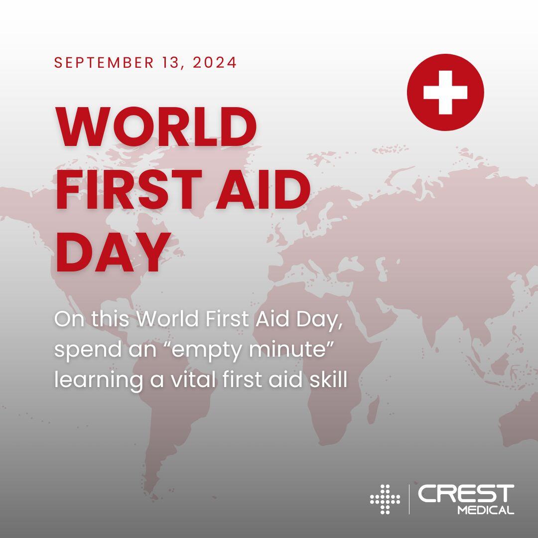This #WorldFirstAidDay, <a href="/BritishRedCross/">British Red Cross 🧡</a> are encouraging everyone to spend a minute learning a life saving skill: eu1.hubs.ly/H0clvXt0

Need to top up your First Aid supplies? Contact us now: eu1.hubs.ly/H0clx3x0