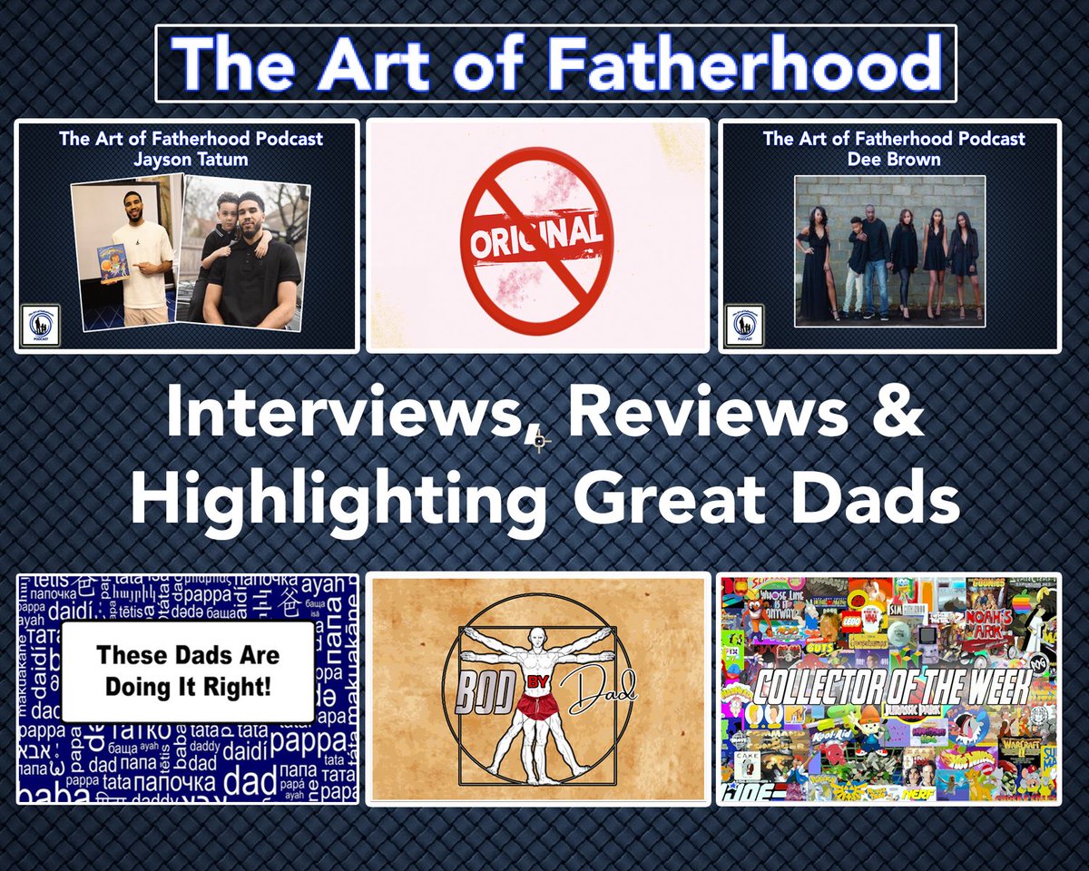 Happy Fatherhood Friday! As we head into the weekend, check out this week's fatherhood content over at my site and podcast, The Art of Fatherhood. Here is the this week's thread. 🔽🧵