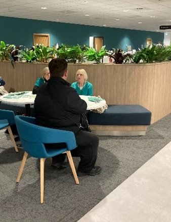 PeteJamiesonDWP's tweet photo. Fantastic networking event  @EllesmerePortJCP   Breaking down barriers to employment. 36 customers &amp; 6 organisations attended.  37 registrations for employment support, health  and money advice. 
😊😊😊
#creditunion #socialprescribing #employmentdirection #workzone @samaritans https://t.co/JSFhu8j7NL