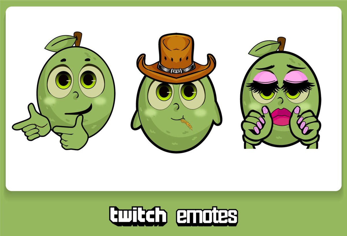 ariana_t6's tweet photo. Pack of 3 emotes for @agamingolive https://t.co/gjEgShReac