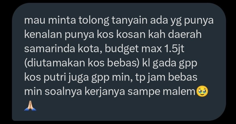 SamarindaUpdate's tweet photo. ADA YANG TAHU
TOLONG KABARKIN YAAA
#tanyaSmr #samarinda #SamarindaUpdate https://t.co/lwmzaaAIwa