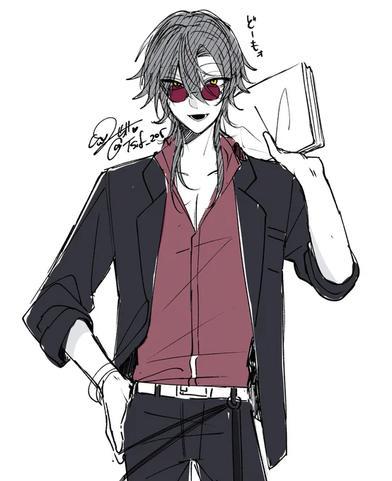 オニーサン落書き(IDは卓垢のやつ) 