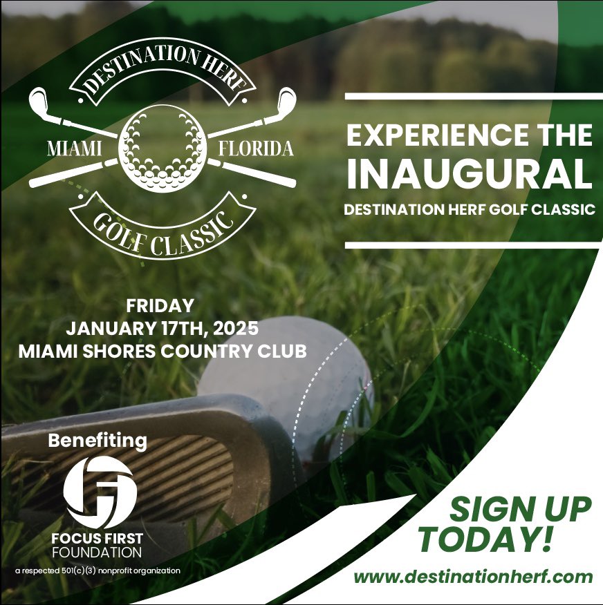 destinationherf's tweet photo. This premier event, crafted for golf aficionados promises an unforgettable experience. With the Focus First Foundation at its heart, your participation directly supports a noble cause. https://t.co/X1Gioe7bUf https://t.co/tYC8Q5Xu55