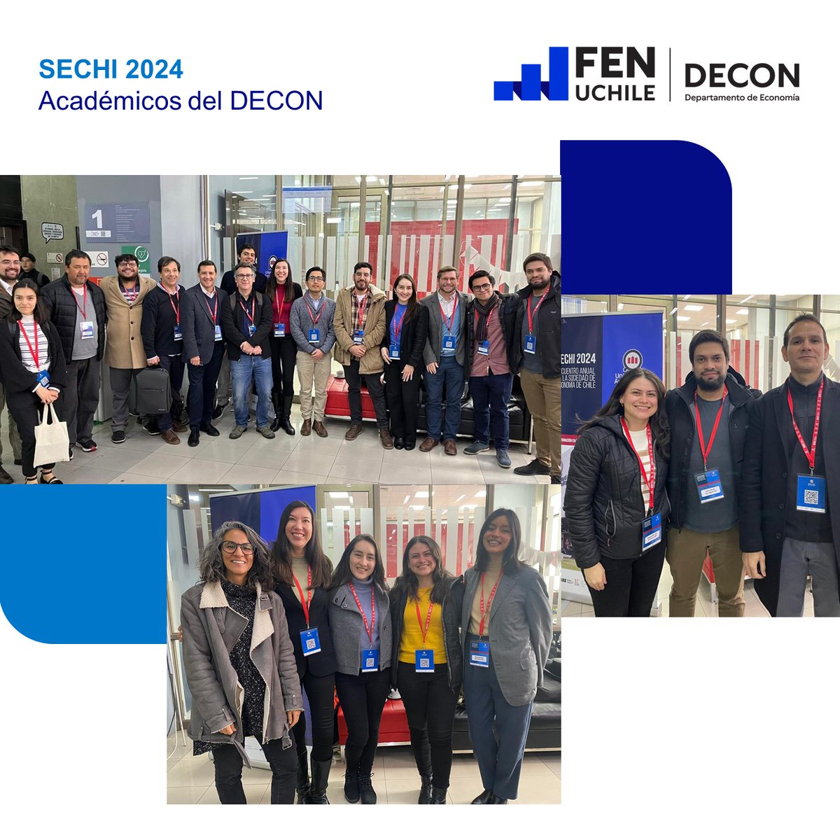 decon_uchile's tweet photo. Profesores @decon_uchile participaron en los debates de SECHI 2024, además, los estudiantes de doctorado, Alejandra Marín y Jeffrey Morales, presentaron sus investigaciones. En especial, felicitamos a Exequiel Cáceres, quien fue premiado por su tesis.
➡️https://t.co/WQIqXAri4k https://t.co/ZarXvbzQo3
