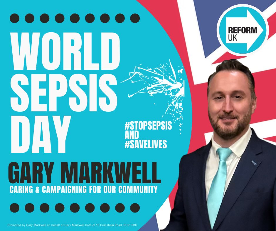 Today is World Sepsis Day. 𝗦𝗲𝗽𝘀𝗶𝘀 𝗮𝗰𝗰𝗼𝘂𝗻𝘁𝘀 𝗳𝗼𝗿 𝗮𝘁 𝗹𝗲𝗮𝘀𝘁 𝟭𝟭 𝗺𝗶𝗹𝗹𝗶𝗼𝗻 𝗱𝗲𝗮𝘁𝗵𝘀 𝘄𝗼𝗿𝗹𝗱𝘄𝗶𝗱𝗲 𝗮𝗻𝗻𝘂𝗮𝗹𝗹𝘆.

You can find out more about Sepsis, and the signs to look out for by visiting: worldsepsisday.org