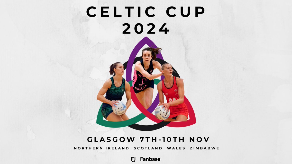 Wales Netball | Pêl-Rwyd Cymru (@walesnetball_) on Twitter photo Join us this Nov for the inaugural Celtic Cup, an International Test Series featuring <a href="/NetballScotland/">Netball Scotland</a> <a href="/netballni/">Netball NI</a> and invitational team @netballZimbabwe
Don't miss your chance to experience top-tier international netball in Glasgow!
🎟️ app.fanbaseclub.com/club/netball-s… Join us this Nov for the inaugural Celtic Cup, an International Test Series featuring <a href="/NetballScotland/">Netball Scotland</a> <a href="/netballni/">Netball NI</a> and invitational team @netballZimbabwe
Don't miss your chance to experience top-tier international netball in Glasgow!
🎟️ app.fanbaseclub.com/club/netball-s…