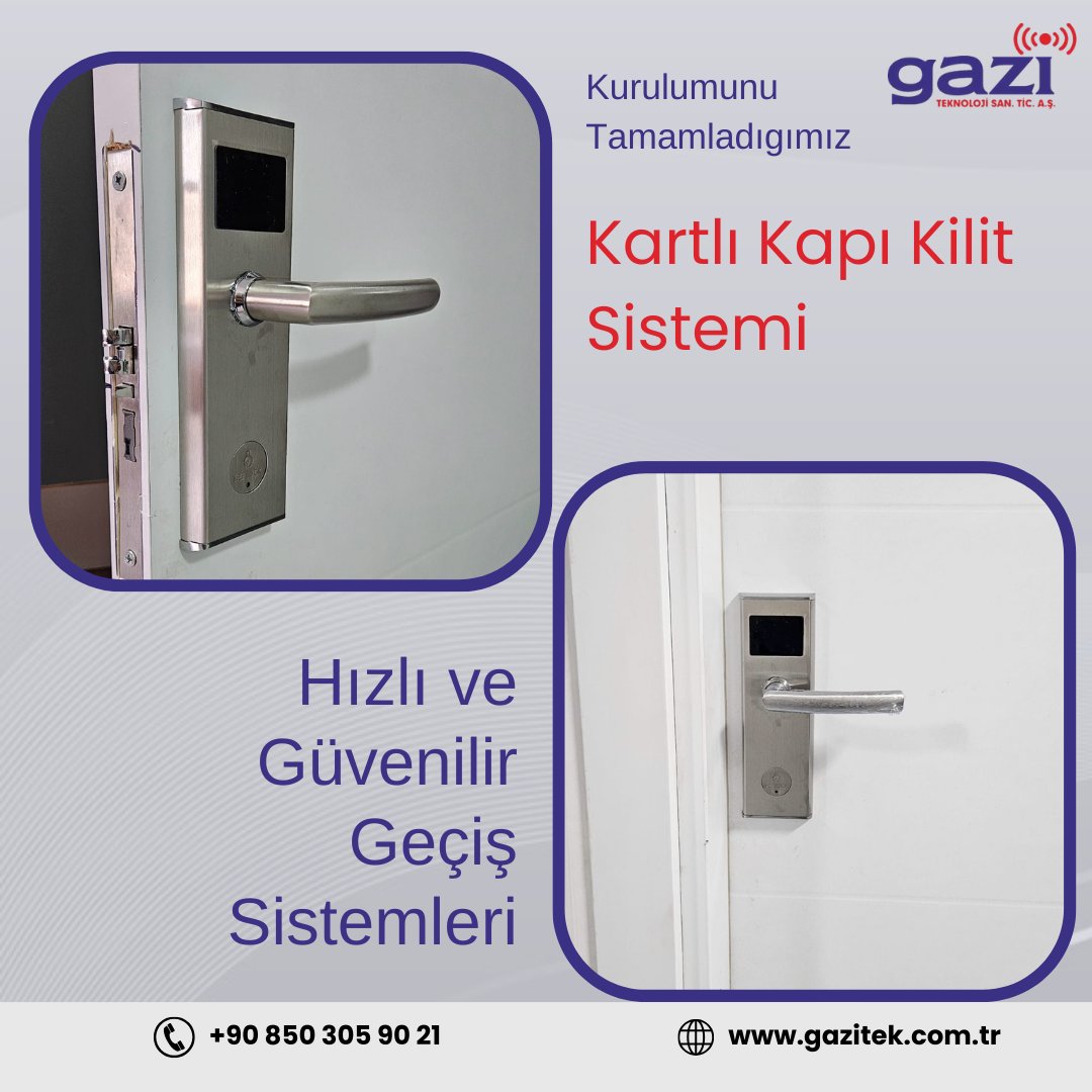 gazitekcomtr's tweet photo. Kartlı Kapı Geçiş Sistemleri ile Güvenliğinizi
Artırın!  güvenliğinizi ve erişim kontrolünü bir üst seviyeye taşıyan kartlı kapı
geçiş sistemleri sunuyoruz.
🌍 https://t.co/a0aFuUhrdK
📞 0850 305 90 21
📩 info@gazitek.com
#gazitek #midyatpolisevi 
#kartlıgeçiş #şifreligeçiş https://t.co/dAJFqRH7AB