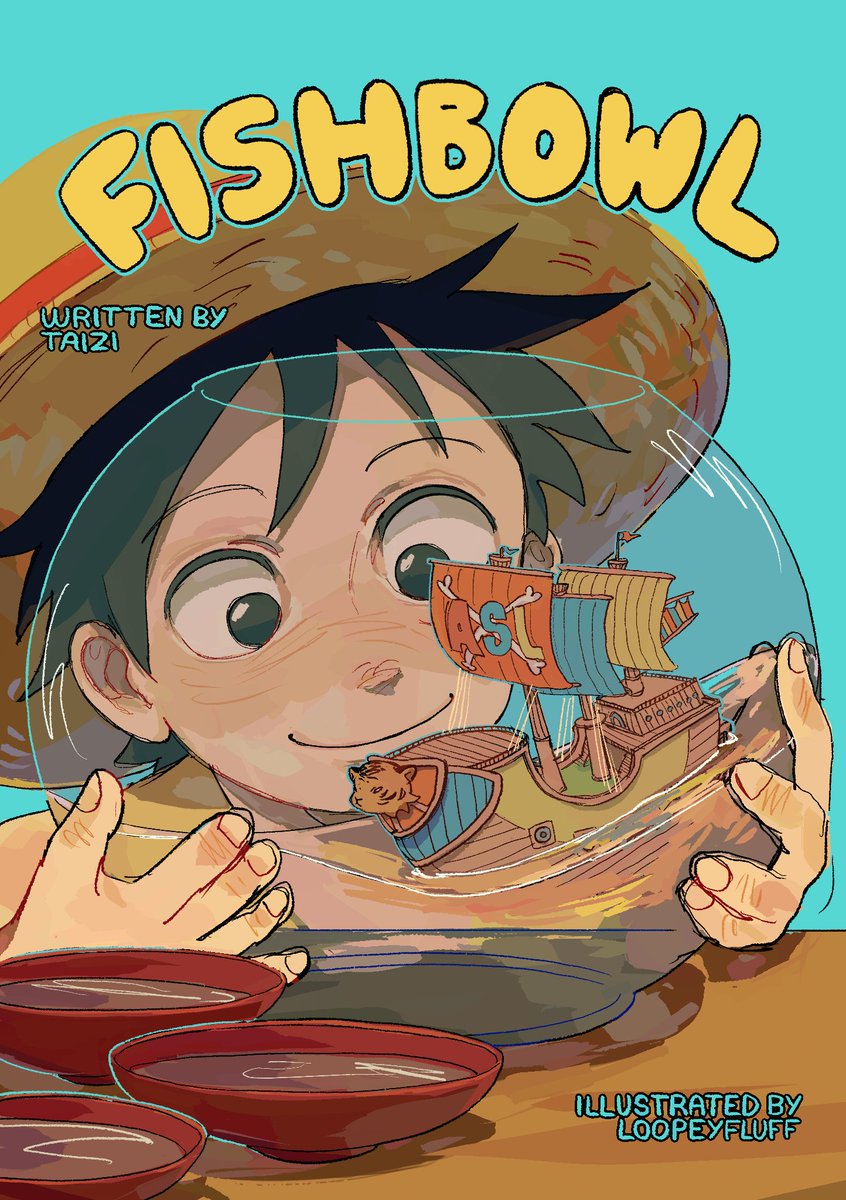 #Onepiece
Hi everyone! I've spent the last couple of months making a full-length comic adaption of Taizi's Fishbowl fanfiction archiveofourown.org/works/1065337

Heres's also an imgur link for smoother reading
imgur.com/a/ca4I3Wa

This comic takes place before Dressrosa- Enjoy!
(1/14)