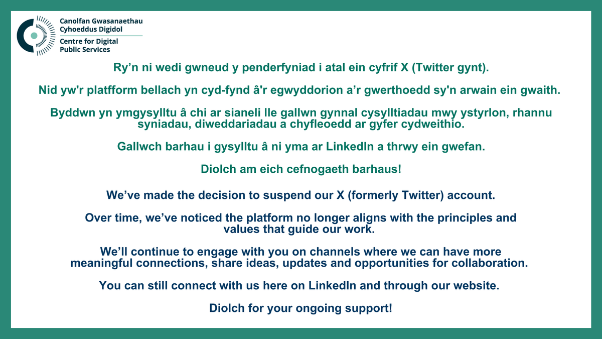 Centre for Digital Public Services tweet media