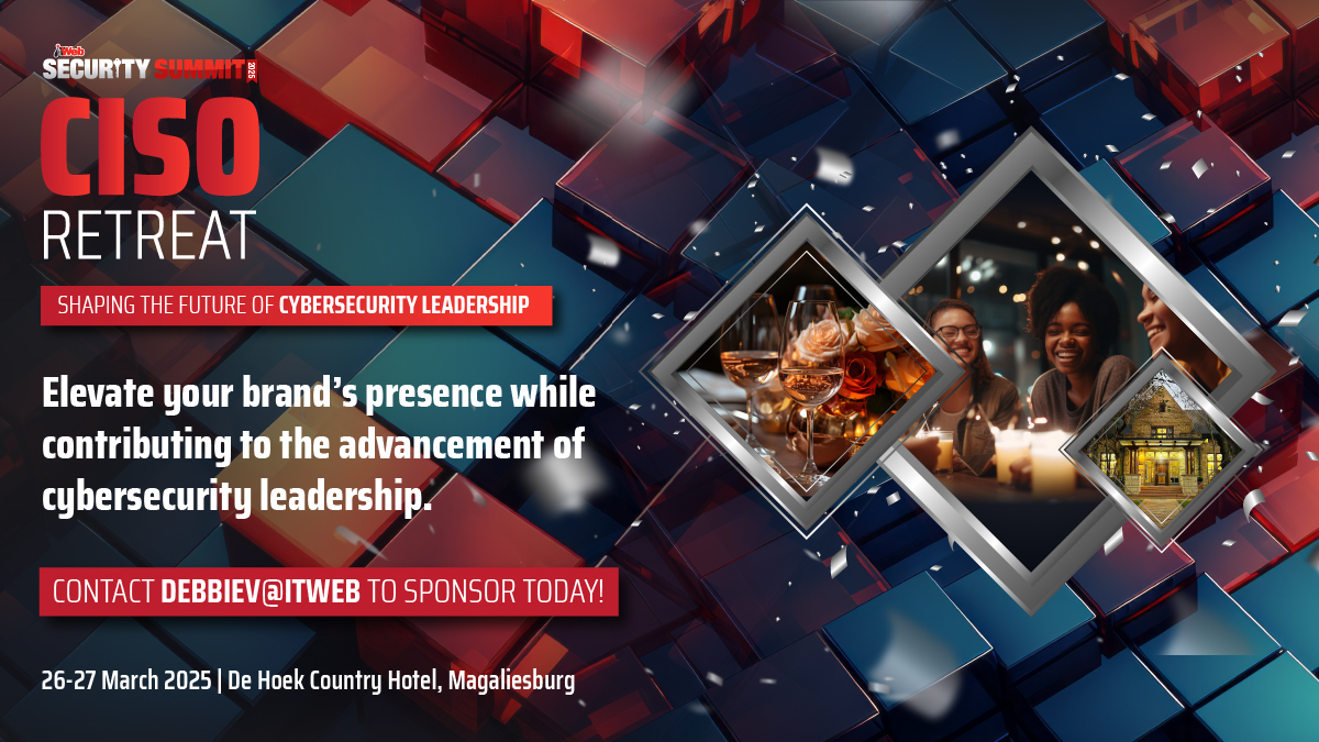 ITWeb's tweet image. Join the #ITWebSecuritySummit annual #CISORetreat to connect with influential leaders in a dynamic environment geared towards high-level networking, knowledge sharing, and innovation.  Contact debbiev@itweb.co.za to learn more about sponsorship opportunities.
