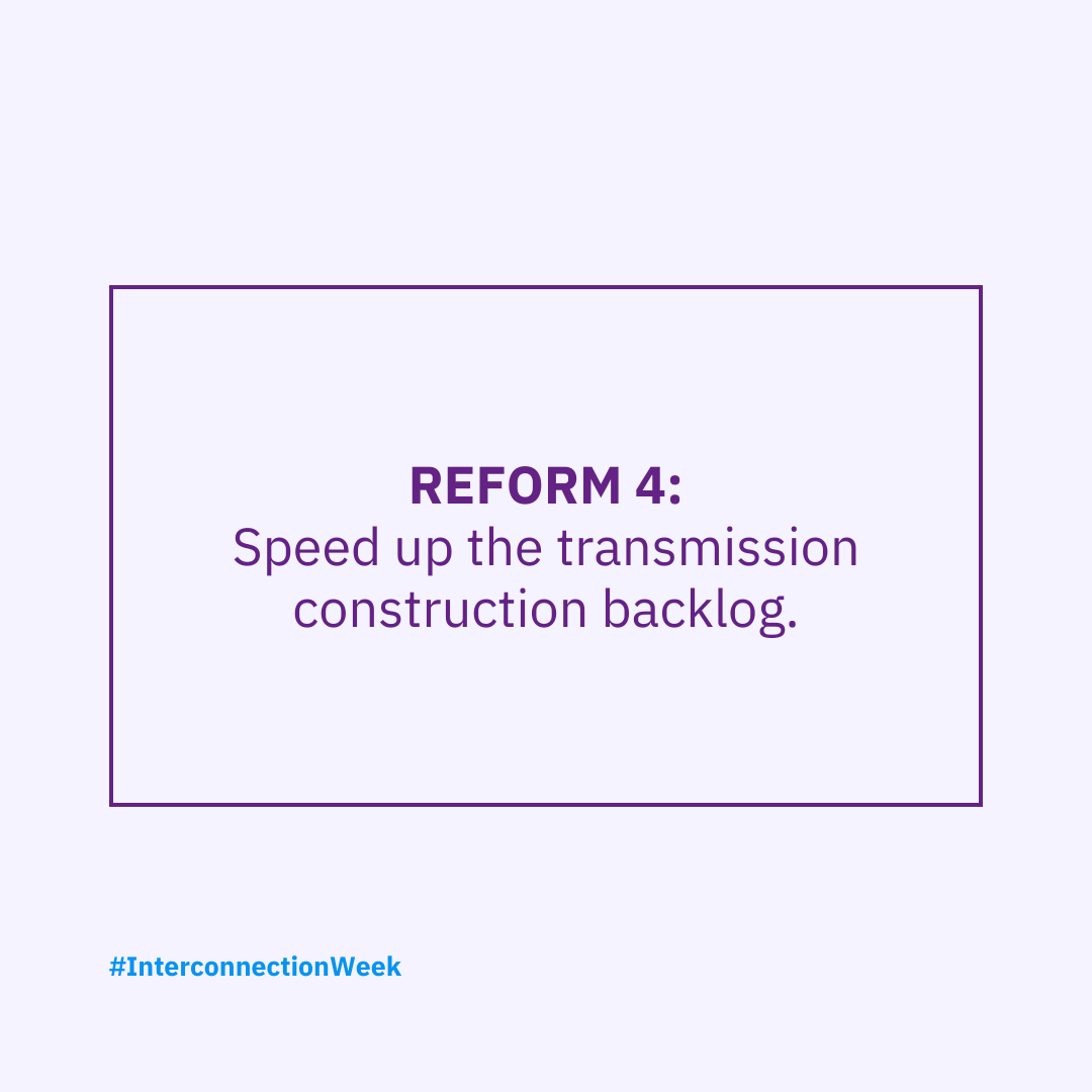 AdvEnergyUnited's tweet photo. As #InterconnectionWeek comes to a close, we are calling attention to the final reform proposed in our latest report “Unlocking America’s Energy”:
⚡Speed up the transmission construction backlog
Read more: https://t.co/XgbXICzhmK https://t.co/xQyfvXFwab
