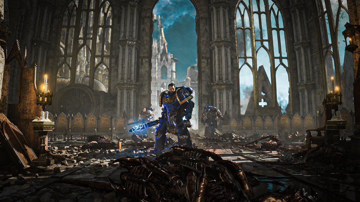 Titus and the gang @ voidsong #SpaceMarine2 #warhammer40k #warhammer40000spacemarine2