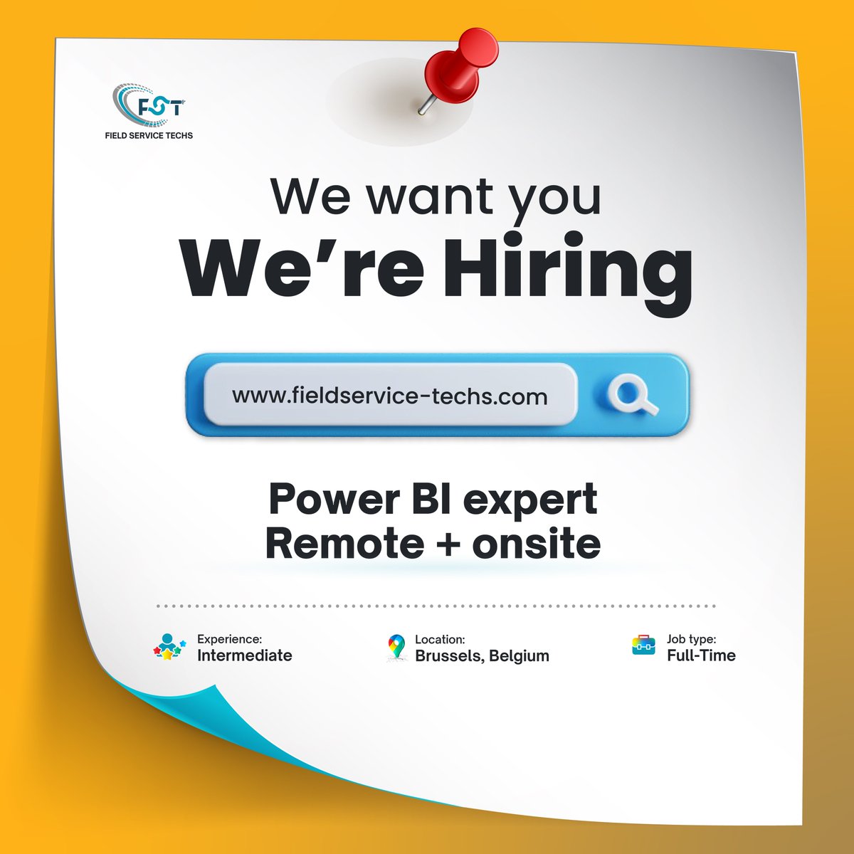 FS_Techs's tweet image. 🚀Hiring a Power BI expert to support our customer

Key tasks: Optimize projects &amp;amp; reports, gather requirements, design interactive dashboards, and balance cost with quality. 

For more Details Signup now - fieldservice-techs.com/jobdetails/det…

#Hiring #PowerBI #DataAnalytics #Brussels