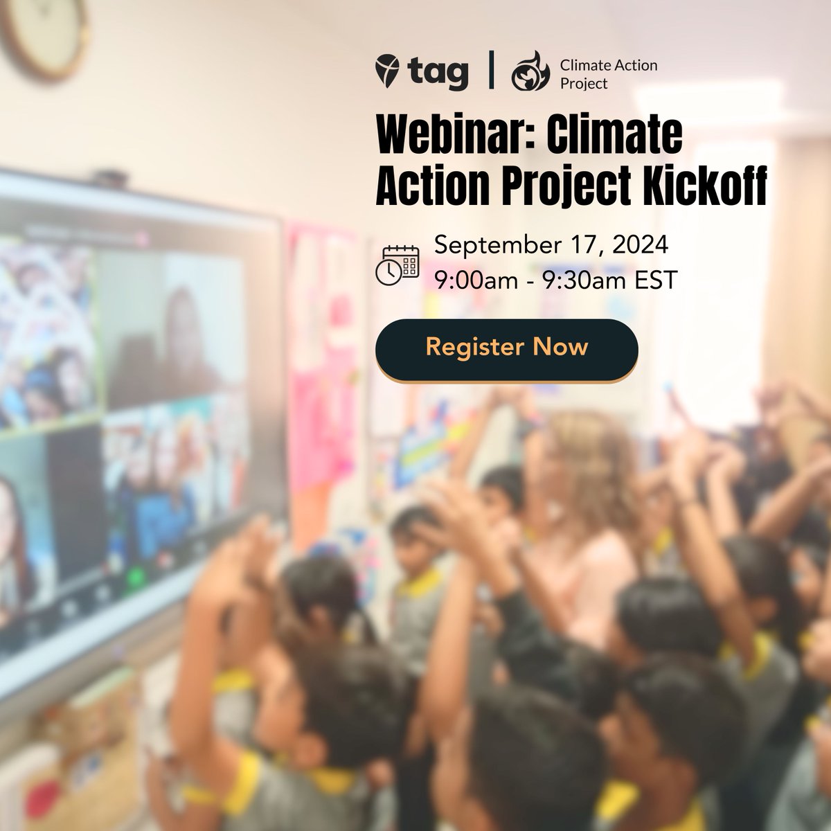 Join our FREE Climate Action Project Live Kickoff Event on Sept 17th!

- Learn the program timeline &amp; explore resources.
- Discover engaging activities &amp; connect with educators.
- Q&amp;A included!
- Perfect for classrooms (teachers &amp; students)!

Register now: buff.ly/3AVxjPZ