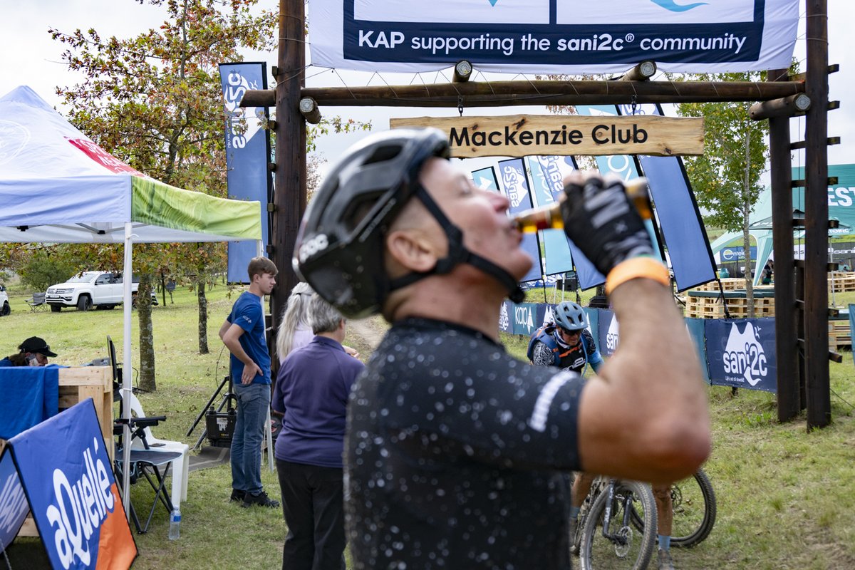 Situated a stone’s throw away from the renowned Umko Drop, the Mackenzie Club race village is where you find yourself after conquering the opening stage of the KAP sani2c!

#morethanaride #rideofyourlife #mountainbiking #mtb #southafrica #cycling