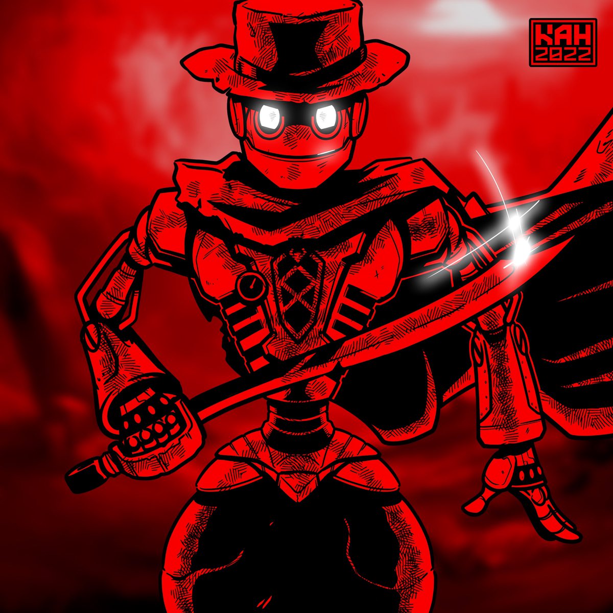 MrHinkleDraws's tweet photo. I heard a certain someone is making a grand return this year? ⚙️ Henry, the Clockwork man from the novel #Ruin. Commissioned digital #Art for the team at @Authocracy, 2022. #MrHinkleDraws #Authocracy https://t.co/QX2d53HcdK