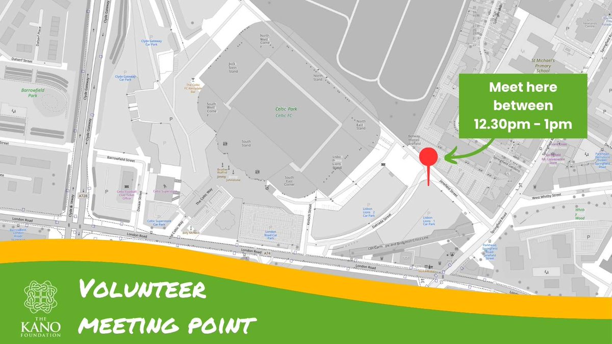 If you are able to help please meet us here tomorrow at 1pm! We’ll be raising money to bring the next generation of Celtic fans to Paradise.
