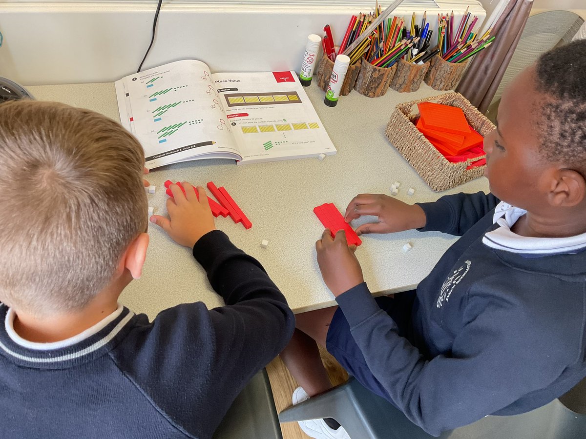 We have been working hard in maths this week, looking at place value 🤓