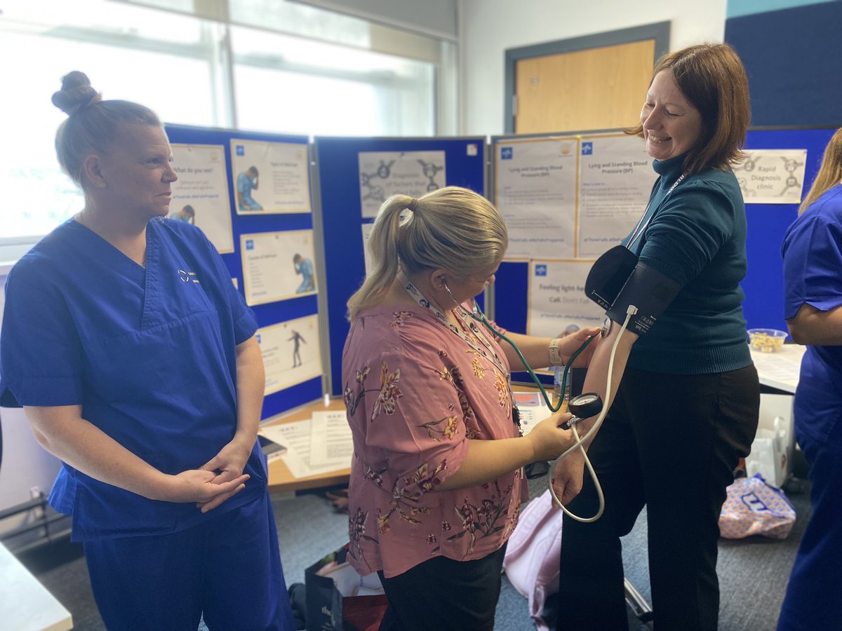 Diagnosing orthostatic hypotension and delirium if effective in reducing the risk of falls. The Cardiff and Bale UHB falls education is improving recognition of these  two factors #WorldPatientSafetyDay <a href="/CAVUHB/">CardiffandVale UHB</a>