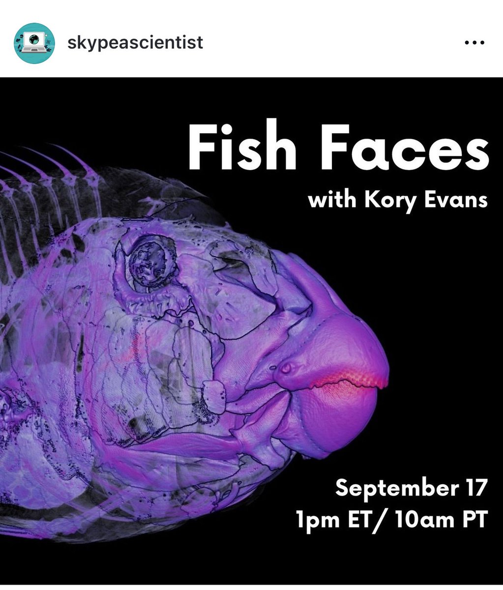 <a href="/SkypeScientist/">Skype A Scientist</a> is featuring IOB AE <a href="/Sternarchella/">Kory Evans Ph.D.</a> ! 

<a href="/SICB_/">SICB</a> , <a href="/SICB_DCB_DVM/">SICB DCB-DVM</a> , <a href="/SICB_SPDAC/">SICB Student-Postdoc</a> , <a href="/SICB_DIZ/">SICB Division of Invertebrate Zoology</a> <a href="/sicb_dpcb/">SICB Phylogenetics and Comparative Biology</a> don't miss out! 

#fish #ecology #biology #science