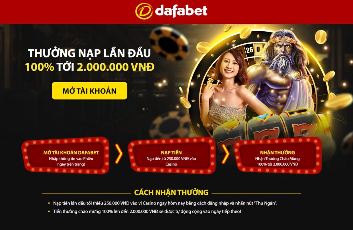 dafa_vn's tweet image. 💙Thưởng Chào Mừng 100% tại Casino lên đến 2.000.000 VND

💜 Hơn 1000 trò Live Game, Slot, Jackpots, Table Game hay nhất

🤎Thỏa sức cược và nhận tiền thưởng vào ngày tiếp theo

#dafabet #dafa #casino #giatri #tingiatri #game #gamebai #danhbai #kubet #thabet #fun88