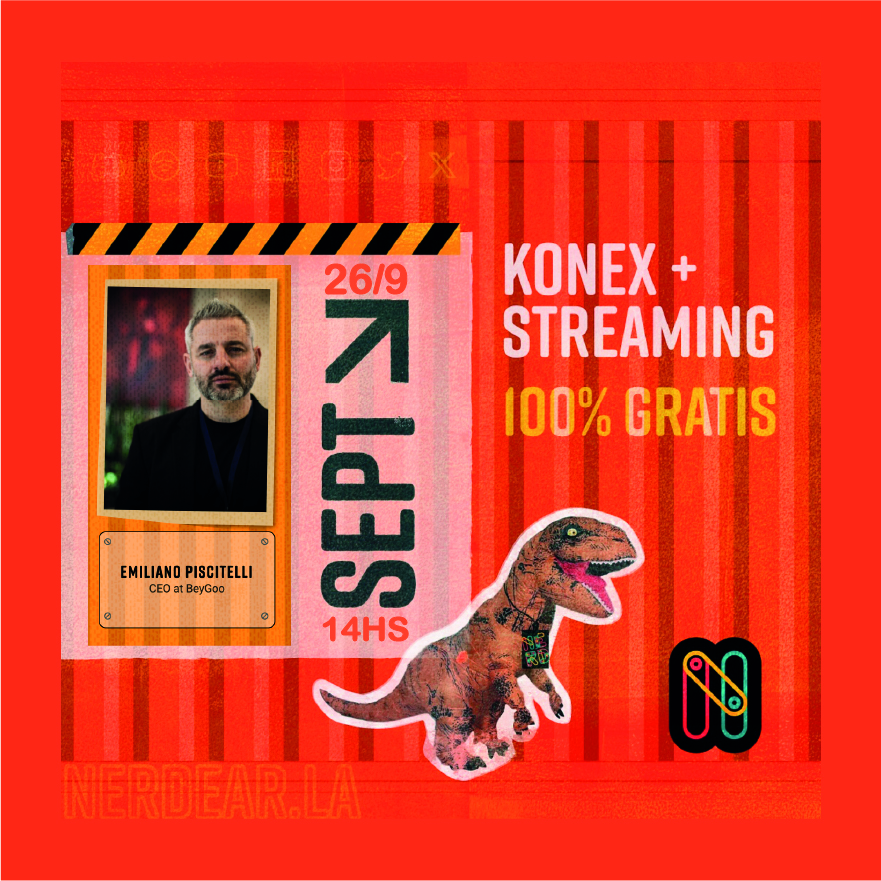 Todo se vende, todo se compra… ¡y nuestros datos también! 🎙️ No te pierdas la charla de nuestro CEO, @Emilianox en Nerdearla 2024 🎙️ 26/09 a las 14hs - Konek - Sarmiento 3131 - Auditorio
🚀 ¡Registrate gratis y sumate a Nerdearla! Registro aquí 👉 lnkd.in/ekEeSAuD