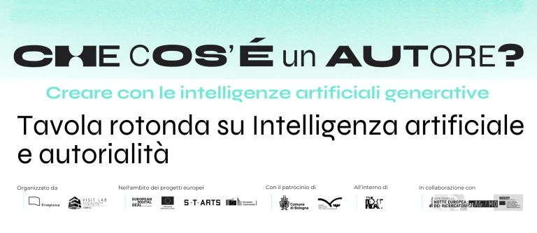 Che cos’è un autore. Creare con le intelligenze artificiali generative
culturabologna.it/lang/eng/event…