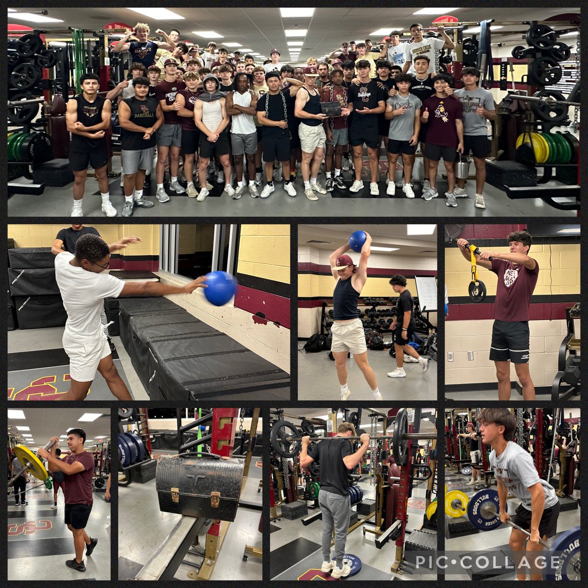 Let’s FIND OUT who is willing to WORK for it! Great job at 6am this morning men! #FindOutFridays 
#BLEED  #LunchPail #PunchTheClock