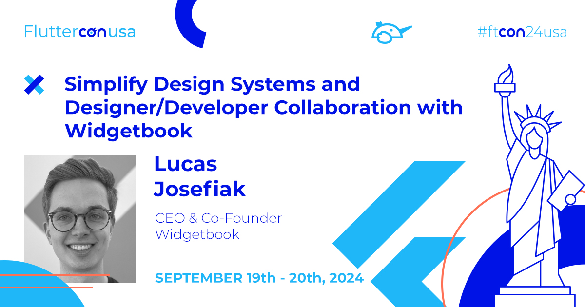 Widgetbook (@widgetbook_io) on Twitter photo π Widgetbook is heading to <a href="/FlutterconWorld/">Fluttercon</a> US! Weβre very excited to meet the US #Flutter community for the first timeπ¦
π
Meet our co-founders <a href="/LucasJosefiak/">Lucas Josefiak</a> and <a href="/jens_hor/">Jens Horstmann</a> at our booth and don't miss our talk with amazing Widgetbook insights π
#FlutterCon #FlutterDev π Widgetbook is heading to <a href="/FlutterconWorld/">Fluttercon</a> US! Weβre very excited to meet the US #Flutter community for the first timeπ¦
π
Meet our co-founders <a href="/LucasJosefiak/">Lucas Josefiak</a> and <a href="/jens_hor/">Jens Horstmann</a> at our booth and don't miss our talk with amazing Widgetbook insights π
#FlutterCon #FlutterDev