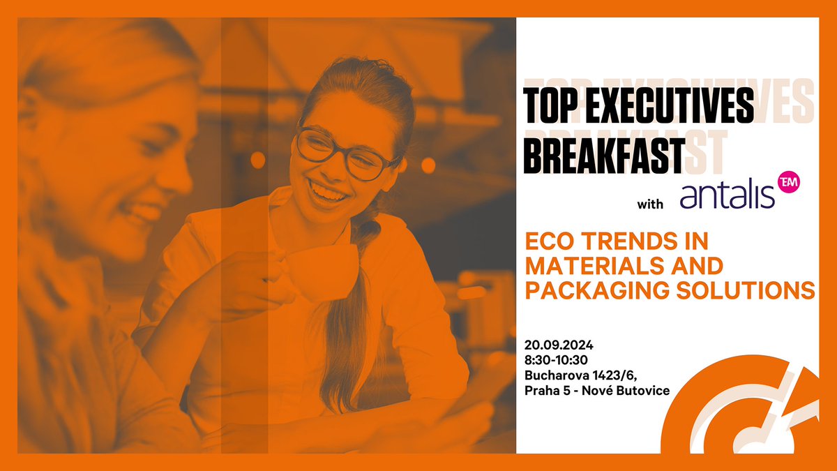 💡 Top Executives Breakfast s Antalis: ECO trendy v obalových materiálech a řešeních 🌱

S potěšením vás zveme na další Top Executives Breakfast, ve spolupráci se společností Antalis, předním evropským distributorem papíru, obalů a materiálů pro vizuální komunikaci.
Během této