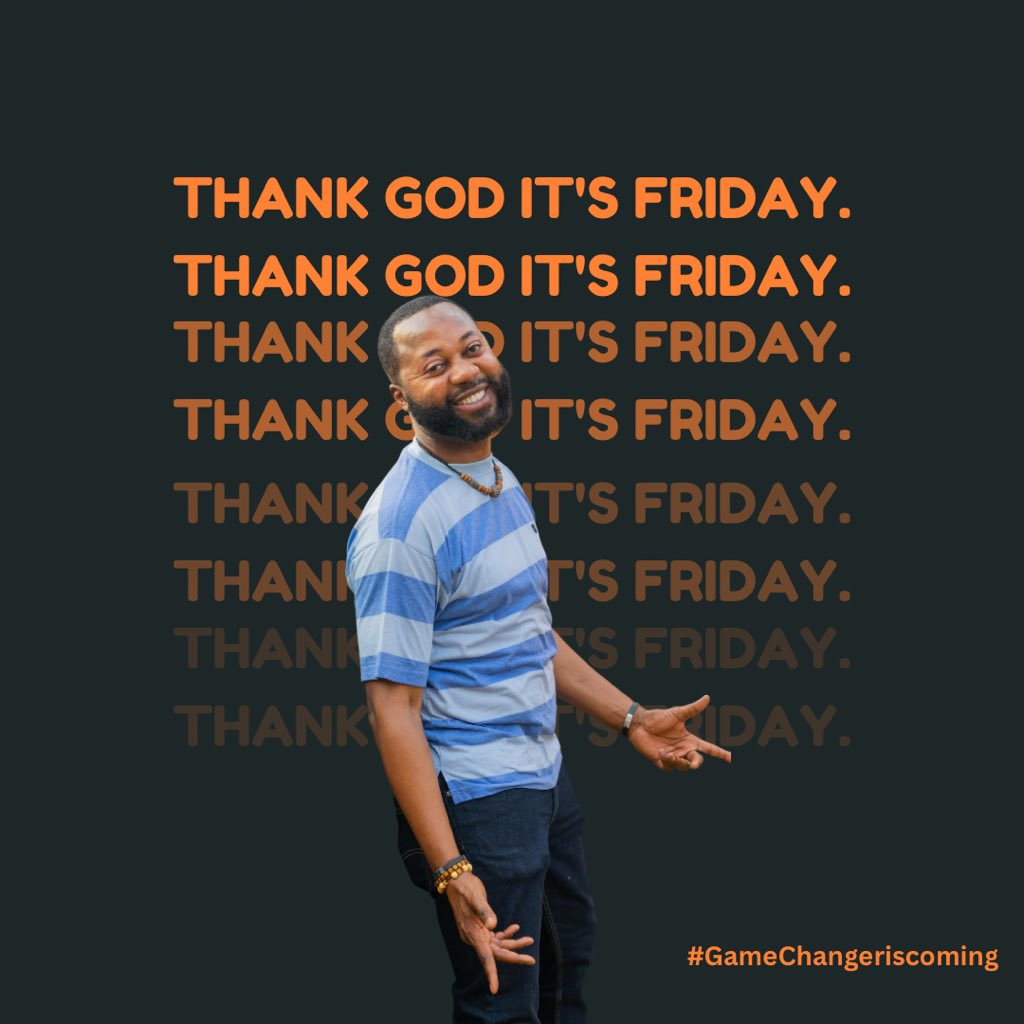 TGIF!
How  are you relaxing this weekend?

Let’s know in the comment section. 

Meanwhile, just a quick reminder that The Game Changer is coming!

#TGIF
#Anticipate
#comingsoon
#thegamechangerseries
