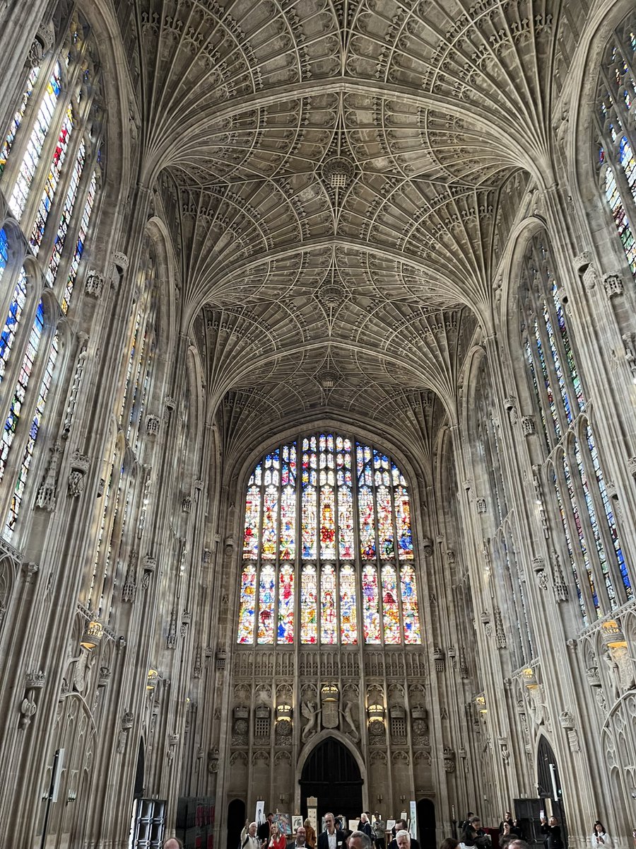 There are so great amazing elements of having a meeting at Kings College and yesterday fortunate to blend the ancient and more recent with Chapel and Turing archive thanks <a href="/PwC_UK/">PwC UK</a>