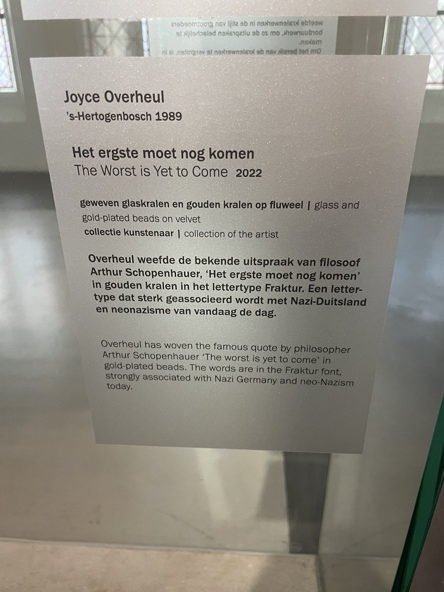 Erg onder de indruk van het werk van <a href="/JoyceOverheul/">Joyce Overheul</a> in het <a href="/CentraalMuseum/">Centraal Museum</a>