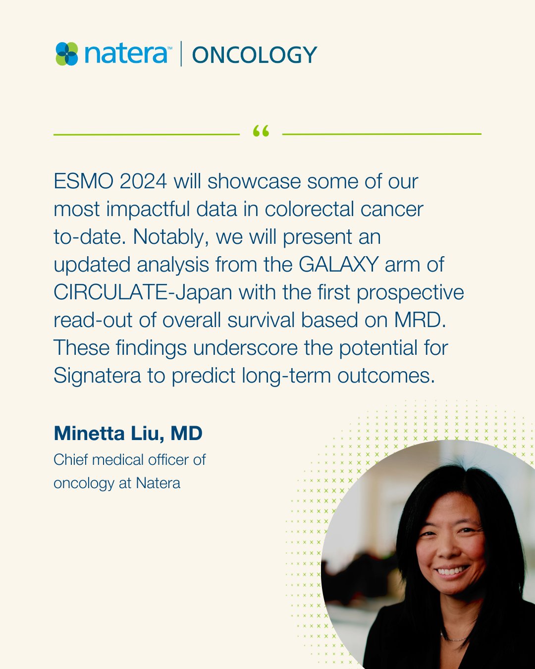Natera Oncology on X: &ldquo;At #ESMO24, #Natera and collaborators will 