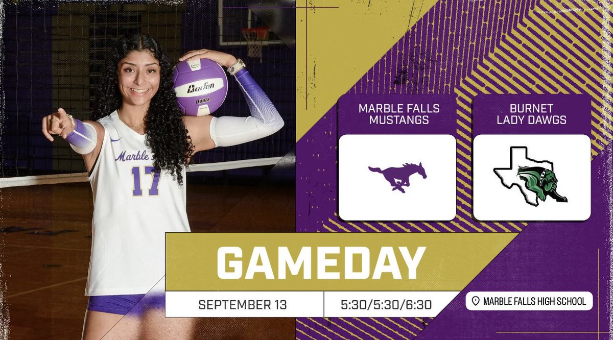 ‼️ITS GAMEDAY‼️

Come watch our Lady Stangs open district play against Burnet tonight. 

5:30 (Freshman)
5:30 (JV) 
6:30 (Varsity)