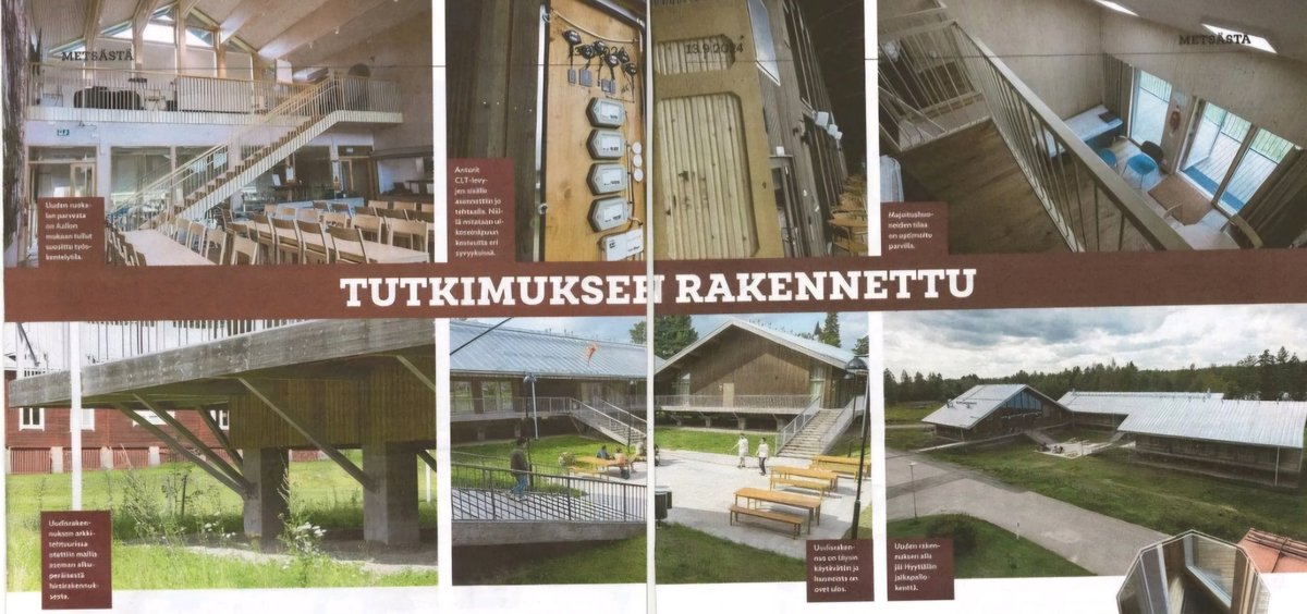 Mirja Mikkilä (@mirjamikkila) on Twitter photo "Hyytiälän metsäaseman uusi puurakennus, Living Lab, elävä laboratorio on ainutlaatuinen alusta monitieteiselle ja kansainväliselle tutkimukselle" :
mm. #puurakentaminen #hyvinvointi #energia
Koko mielenkiintoinen juttu:
metsalehti.fi/lehti/artikkel… "Hyytiälän metsäaseman uusi puurakennus, Living Lab, elävä laboratorio on ainutlaatuinen alusta monitieteiselle ja kansainväliselle tutkimukselle" :
mm. #puurakentaminen #hyvinvointi #energia
Koko mielenkiintoinen juttu:
metsalehti.fi/lehti/artikkel…