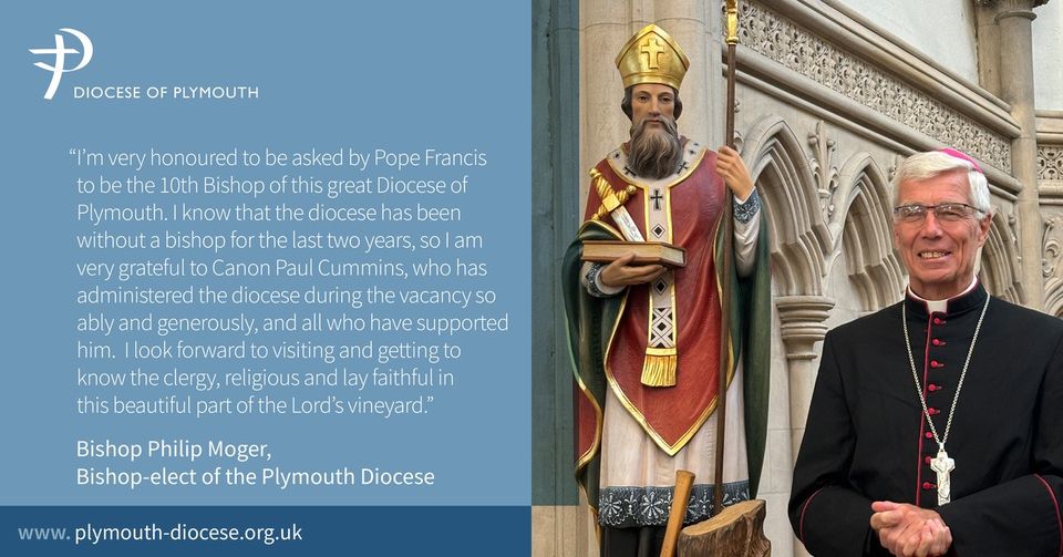 Latest News from Clifton Diocese.
Pope Francis appoints Bishop Philip Moger as the new Bishop of Diocese of Plymouth
Curia Conference – Saturday 5 October 2024
Time to start Primary school!
ymlp.com/zDSau1