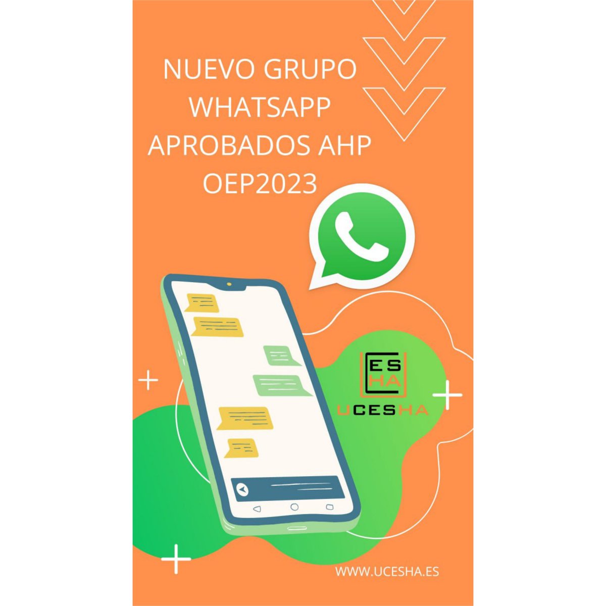 ucesha's tweet image. 🔸UCESHA Informa🔸
Hola! si estás interesad@ en entrar en este grupo de WhatsApp   es porqué has aprobado la oposición de Agente de Hacienda Pública ¡ENHORABUENA!

Te mantendremos informado de todo de aquí hasta que te incorpores a trabajar en la AEAT.
forms.gle/XeCNmXUGAvx6Ff…