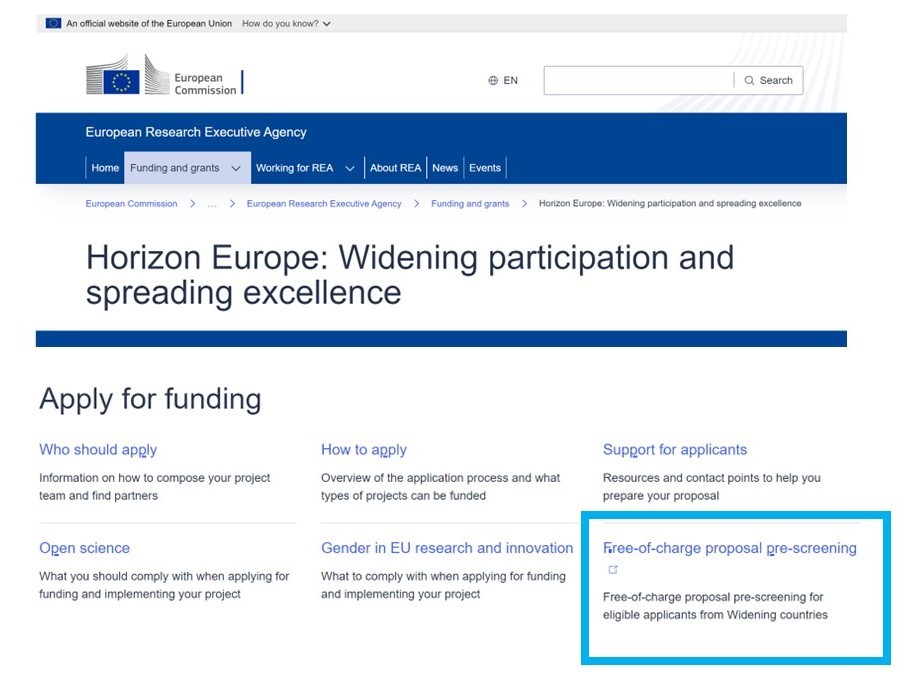 NCP_WIDERA.NET (@ncp_wideranet) on Twitter photo Exciting news: You can now find a link to our free-of-charge wideraexperts.eu pre-screening portal on the Widening page of the European Research Executive Agency <a href="/REA_research/">European Research Executive Agency</a>🎉
Check out the ‘Apply for funding’ section and register your profile!👇
rea.ec.europa.eu/funding-and-gr… Exciting news: You can now find a link to our free-of-charge wideraexperts.eu pre-screening portal on the Widening page of the European Research Executive Agency <a href="/REA_research/">European Research Executive Agency</a>🎉
Check out the ‘Apply for funding’ section and register your profile!👇
rea.ec.europa.eu/funding-and-gr…