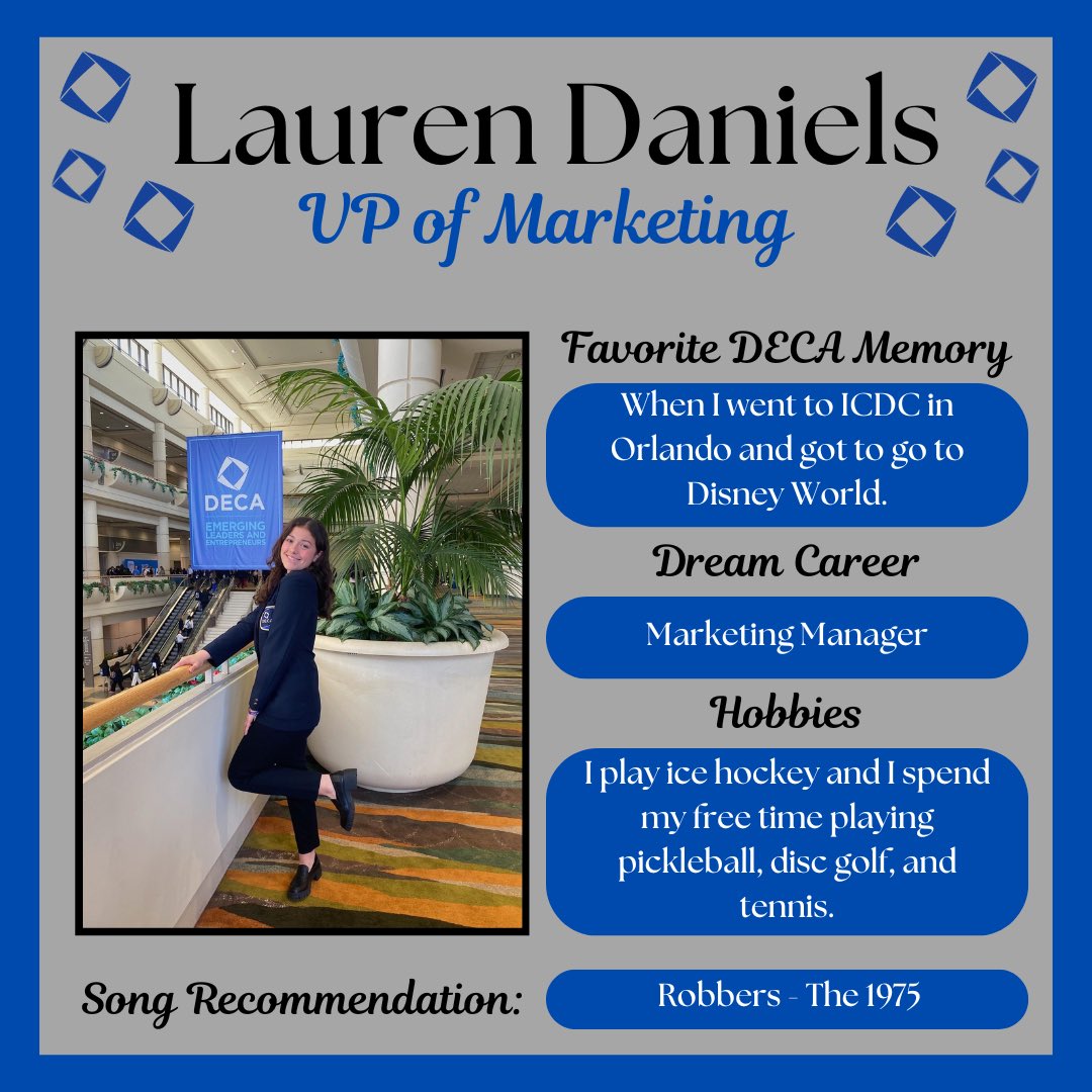 Next up we have our VP of Marketing, Lauren Daniels!