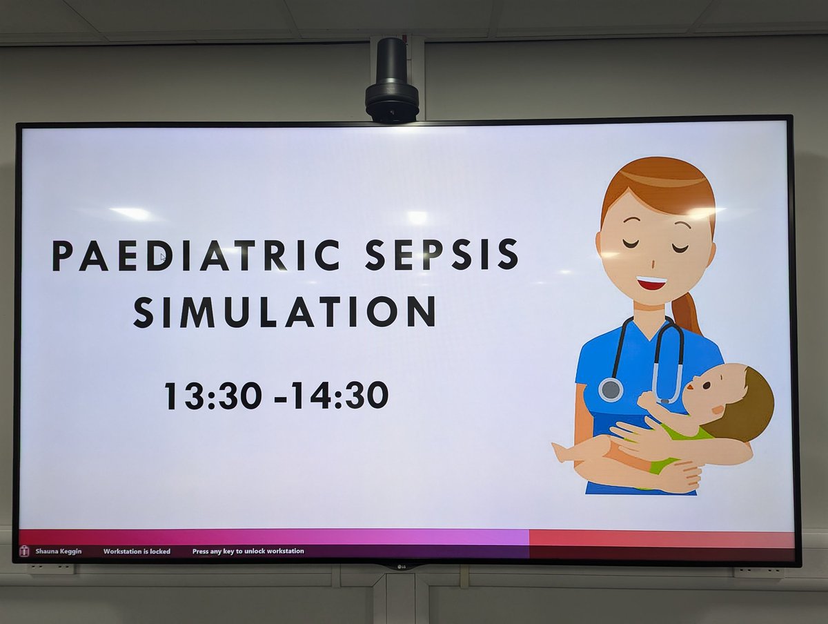 🩸Paediatric Sepsis  Simulation Session🩸 
EVERYONE is welcome to attend this informal simulation to support in recognizing the unwell child! #WorldSepsisDay <a href="/RainbowWardWWL/">WWLRainbowWard</a> <a href="/WWLNHS/">WWL NHS</a> <a href="/wwl_ecc/">WWL EMERGENCY CARE 💙</a>
#SepsisAwareness <a href="/stopsepsisnow/">Sepsis Research (FEAT)</a>
<a href="/UKSepsisTrust/">The UK Sepsis Trust</a>