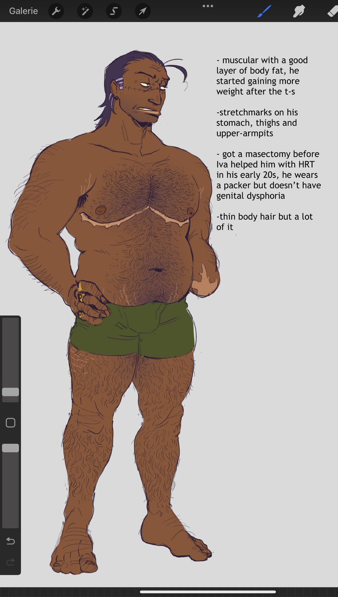 Citromiel's tweet image. Bodytypes and some headcanons 🐊🎪🦅