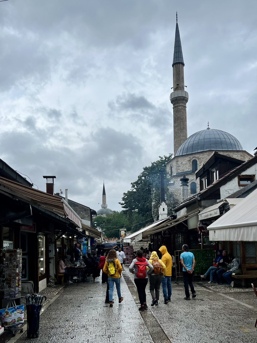 A cold and rainy day in our new destination. Any guesses where?